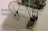 Medición de temperatura con Sensor de I2C LM75A en frambuesa Pi