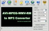 ¿Cómo convertir de AVI, MPEG, WMV, RM a MP3 con AVI MPEG WMV RM to MP3 Converter? 