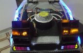 Paper Flying RC Back to The Future Delorean (made of paper)