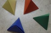 Caja de regalo de tetraedro