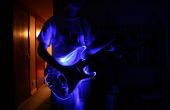 Acrílico guitarra LED mod