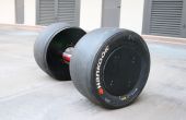 Hoverboard con neumáticos de la fórmula