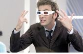 Gafas 3D de doctor que décimo Doctor
