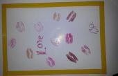 Bricolaje sencillo y pared arte/dormitorio Arte/lipstic arte