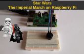 Jugar Imperial marcha de Star Wars en frambuesa Pi con zumbador piezoeléctrico