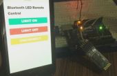 LED control remoto usando Bluetooth HC-05, Arduino y App móvil