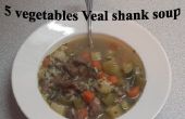 Un pote de 5 verduras ternera sopa de caña