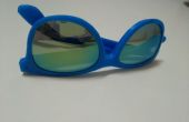 3D impreso gafas de sol (estilo Wayfarer)
