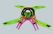 Diseño de marco Quadcopter (fibra de vidrio). 
