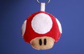 Cómo hacer un llavero de seta de Mario