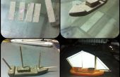 Modelo de nave de cartón