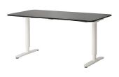 Añadir las patas de IKEA Bekant Sit/Stand a un escritorio de esquina Bekant