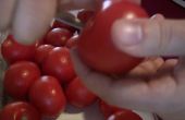 Fácilmente del tallo de un tomate lifehack