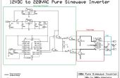 Adaptable 12Vcc/220VCA inversor de onda sinusoidal pura