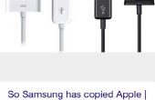 Apple 30 Pin cargador para Samsung Hack