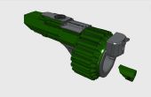 Nerf imprimibles 3D estilo Gauntlet: Halconero MK II