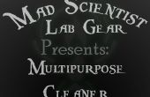 Equipo de laboratorio científico loco: Rápido limpiador multiusos