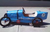 Coche de pedales inspirado Bugatti w/ruedas