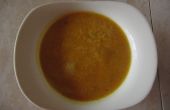 Crema de sopa de calabaza al curry