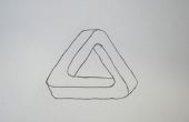 Dibujar una triángulo de Penrose mano