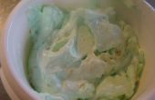 Cómo hacer gelatina de verde y ensalada de Queso Cottage