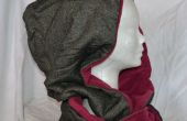 ✄ ✄ de (3 modelos) de bufanda con capucha REVERSIBLE
