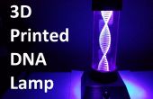 3D impreso ADN lámpara