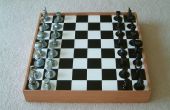 Ajedrez tablero seguro con Hardware de ajedrez hombres