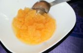 Baja en calorías postre canela naranja