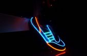 Electro-luminiscente zapatos