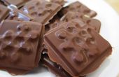 Molde chocolate chocolate molécula