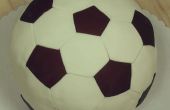 Fútbol delicioso pastel