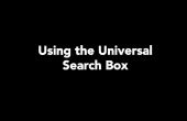 Usando el buscador Universal