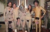 Disfraz de Halloween de Colonia nudista