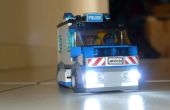 Camión de la policía de LEGO con luces reales