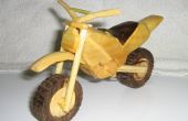 Modelo de moto de madera