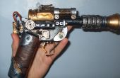Pistola de rayos de Steampunk
