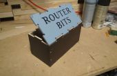 Router bits caja de almacenamiento