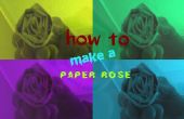 Cómo hacer un papel rosa