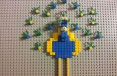 Arte del pavo real de LEGO