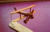 Avión de madera simple