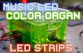 Tiras de LED de órgano música LED/Color sin microcontroladores