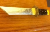 Cuchillo de Samurai de papel de aluminio 3D-ish
