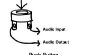 Cómo conectar un pulsador con entrada de Audio y salida de