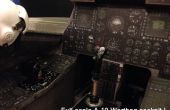 Réplica de cartón cabina aviones A-10
