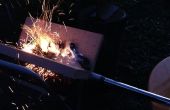 Plegable de la silla Fragua de carbón de leña