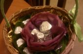 Mi San Valentín púrpura (cesta de postres)