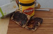 Mantequilla australiano icónico y Vegemite Cracker