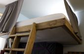 Loft independiente parcialmente bajo cama $50