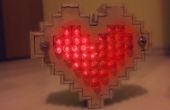 Intermitente LED corazón DIY